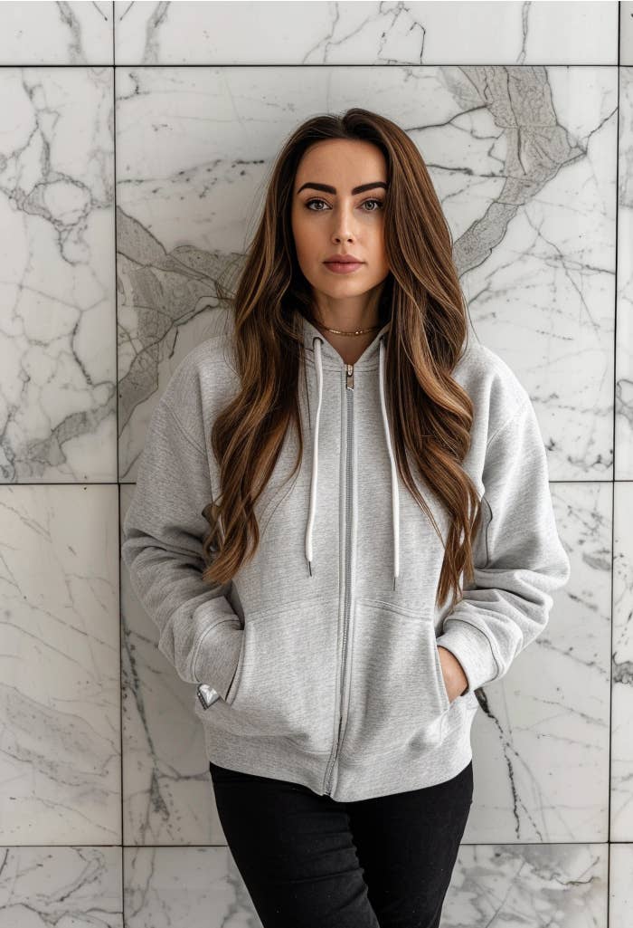 Proteck'd Emf Apparel - Wholesale Hoodie - Unisex - Proteck'd Faraday Silver Lined Zip Up Emf Proof Hoodie5
