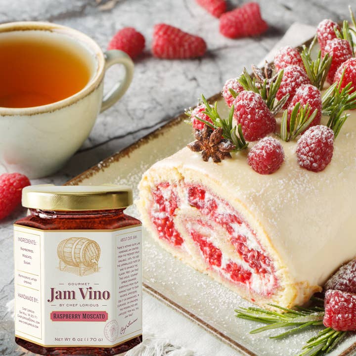 Jam Vino: Gourmet Wine-Infused Jam - Wholesale Jam/Jelly - Raspberry Moscato Wine-Infused Jam7