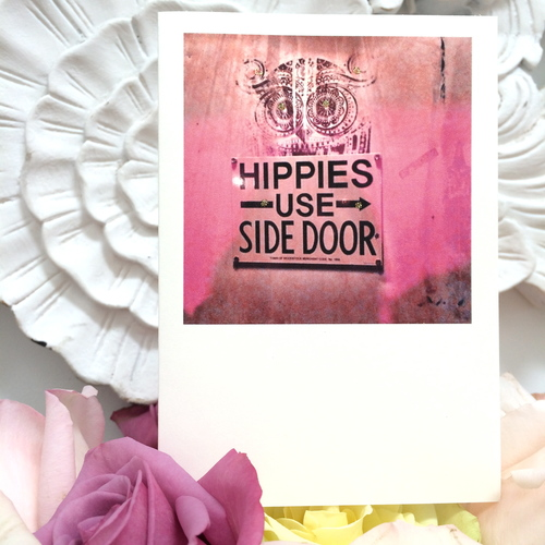Paperlove Boutique - Wholesale Everyday Greeting Card - Hippies Use Side Door1