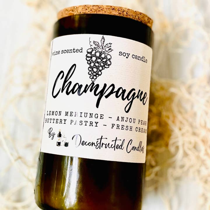 deconstructed candles - Wholesale Jar/filled candle - Wine Bottle Candle Cork Top Scented by Wine Expert Soy Wax14
