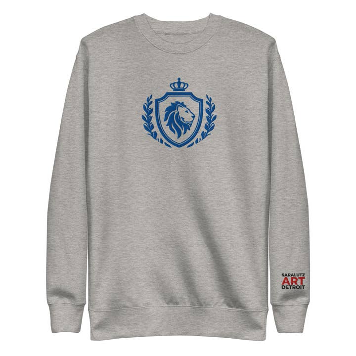 Sara Lutz Art - Wholesale Sweatshirt - Unisex - Embroidered Lions Crest Sweatshirt3