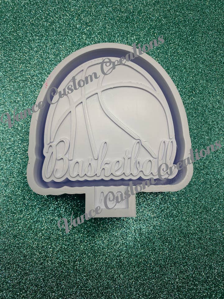 Basketball Freshie Mold for wholesale by Vance Custom Creations