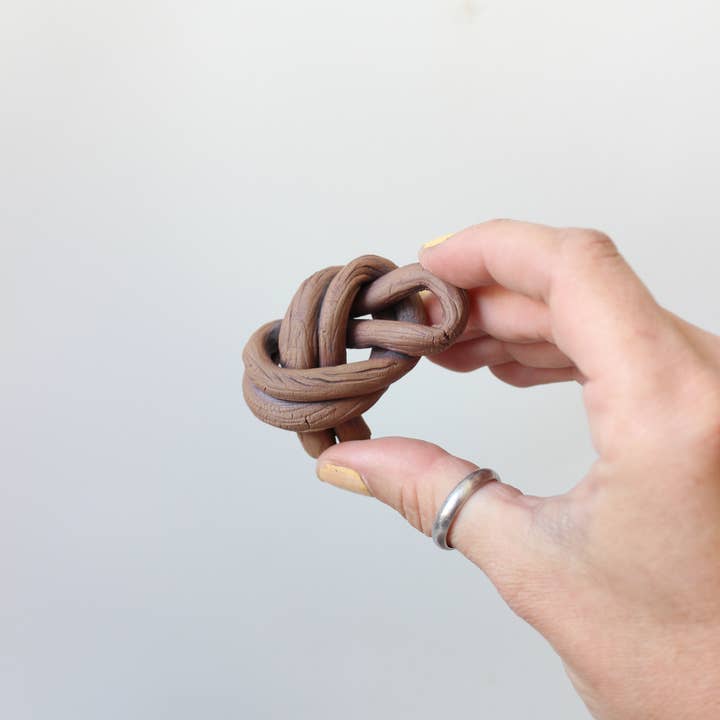 Cold Mountain Ceramics - Wholesale Decorative Tabletop Object - Ceramic Wood Knots5