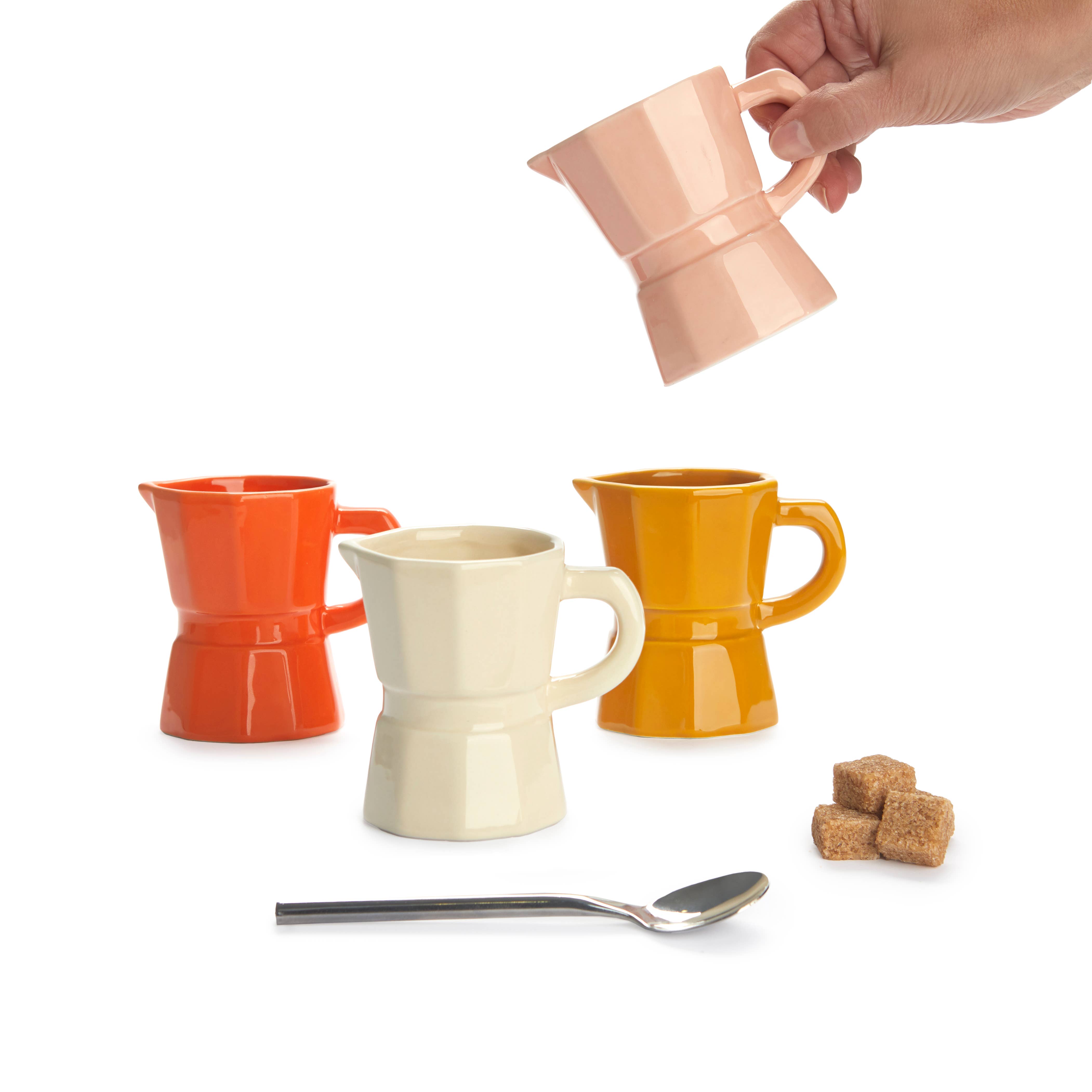 Balvi - Vendita all'ingrosso Tazza - Set di 4 tazze da caffè a forma di moka, colori assortiti Moka Caramel5