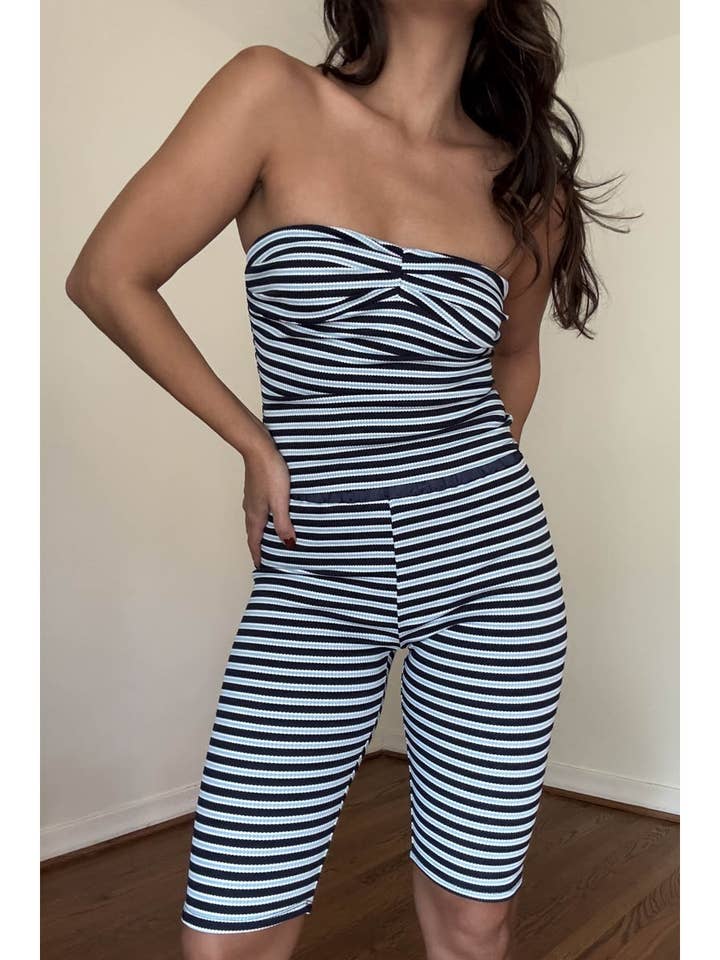 Knit Tube Top With Capri Pants for wholesale by Et Clet