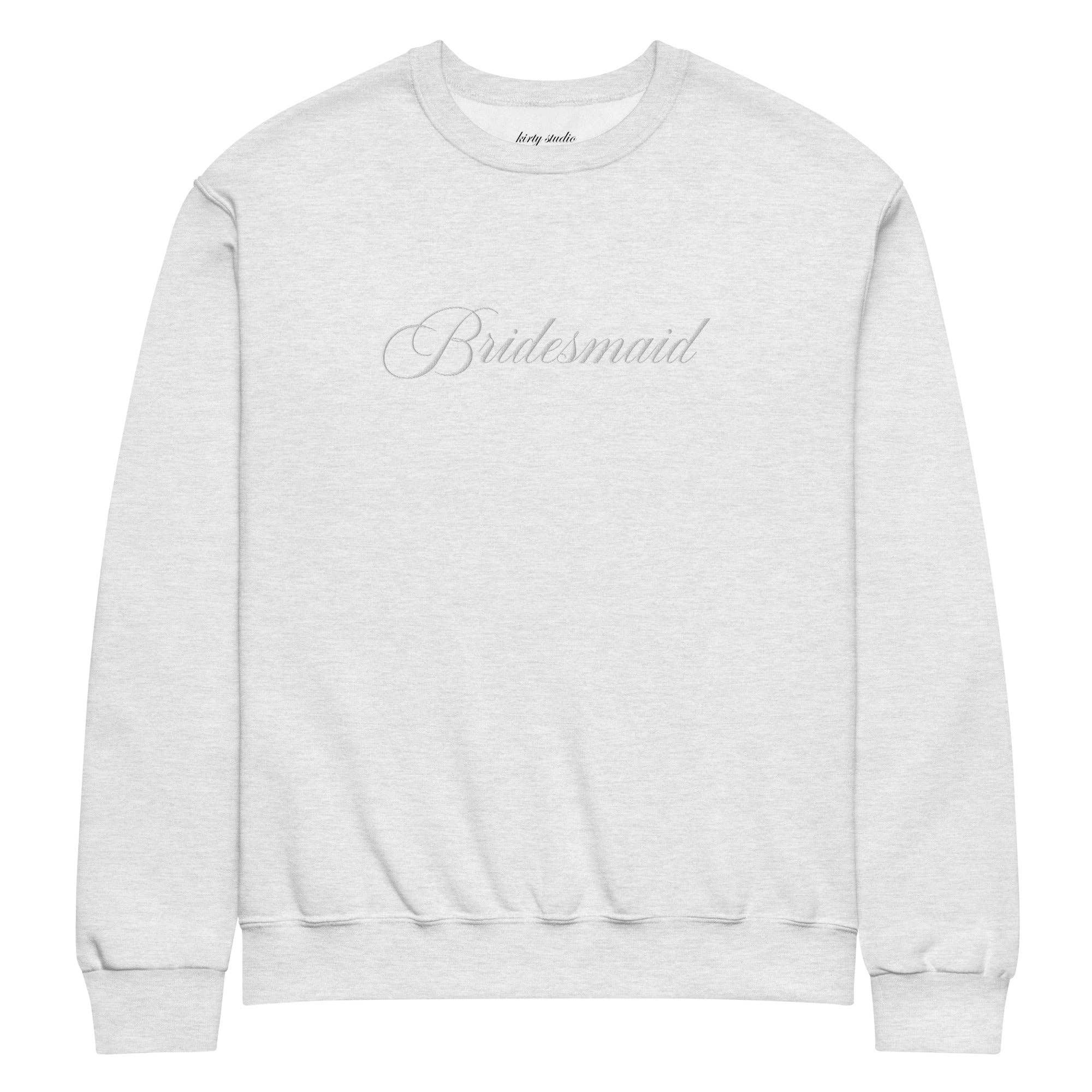 Kirty Studio - Vente Sweat-shirt à imprimés – femme - Crew Héritage 'Bridesmaid'4
