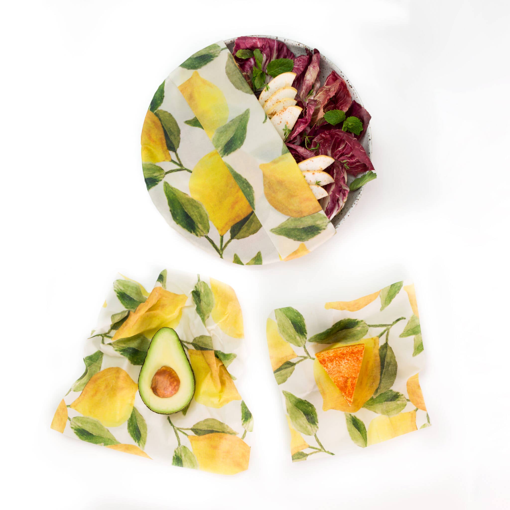 SuperBee - Eco Living Made Easy - Wholesale Food Storage Wrap/Bag - SuperBee - Essentials Set of 3 Beeswax Wraps - Mixed Design8