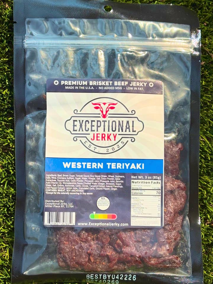 Teriyaki for wholesale by Exceptional Jerky LLC