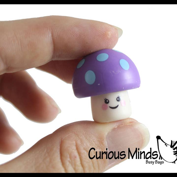 Curious Minds Toys - Wholesale School supplies – Kids - 1 Adorable Soft Mushroom Toppers - Cute School Supply Gift3