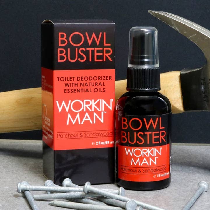 Men's Bowl Buster Toilet Spray | Workin' Man for wholesale by Seriously Shea