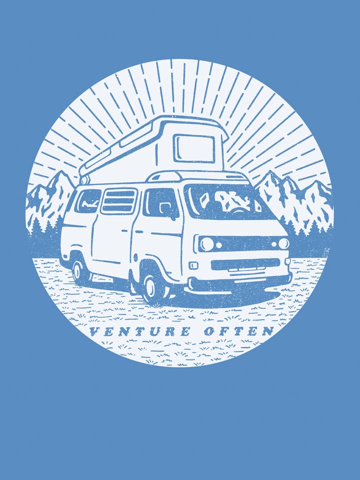 'Venture Often' Screen Print - The Yorkshire Collective for wholesale by Printed by Us