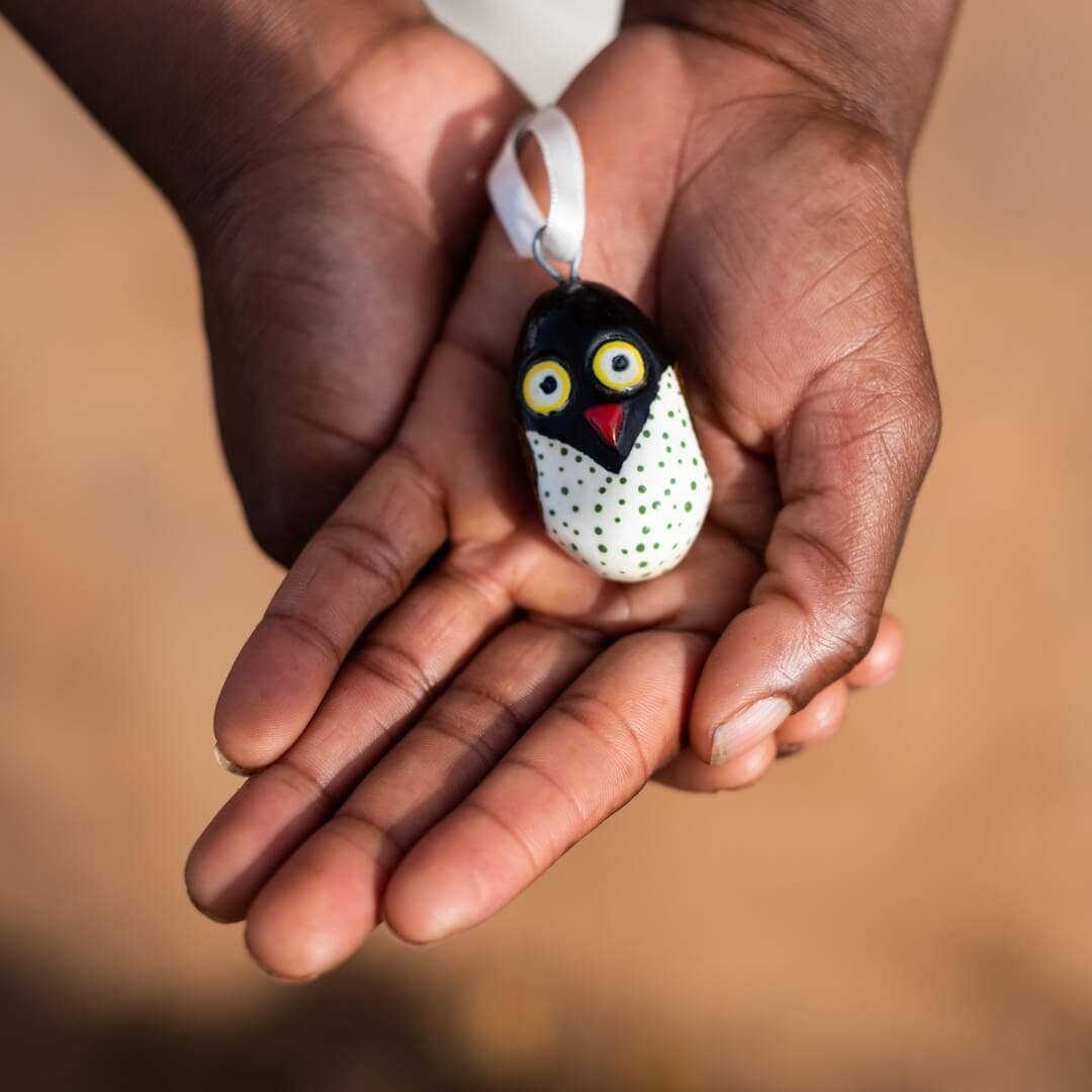 Mifuko – wholesale Prydnad – Trä prydnad | Vit uggla1