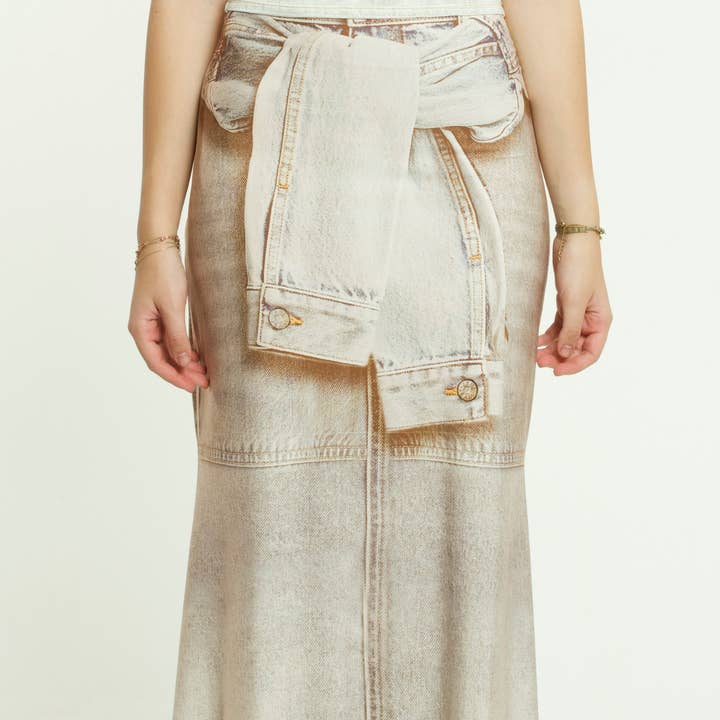 Falda Sirena Gris - Jeanious para venta al por mayor de IPNG Design