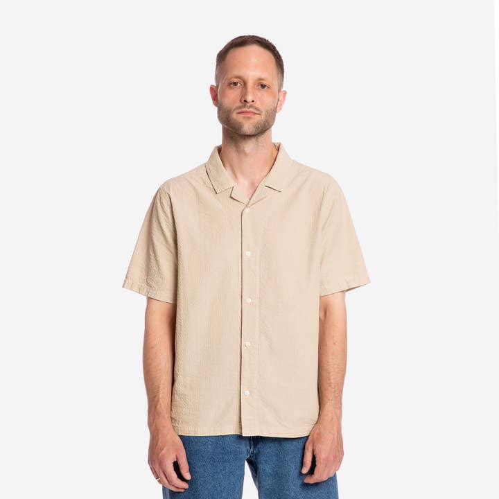 Bowlingtrøje sandfarvet for engroshandel hos Matona