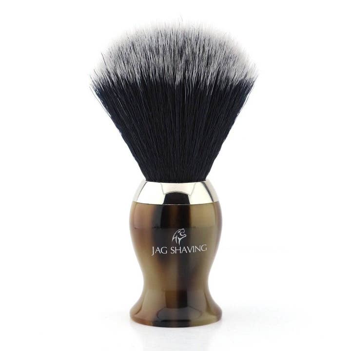 JAG's Synthetic Hair Shaving Brush With White Tip for wholesale by Jag Shaving