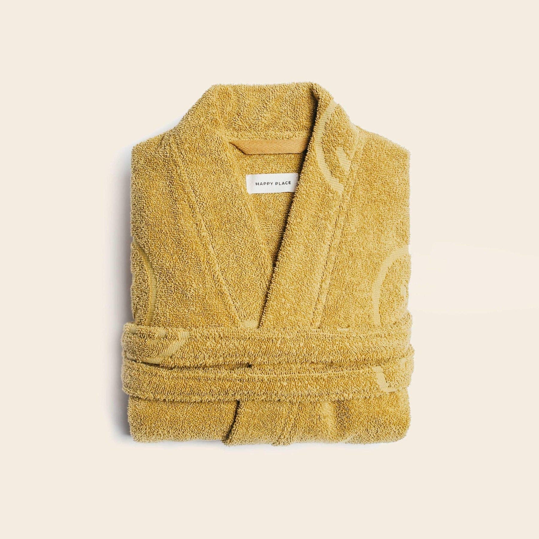 Happy Place Brand - Venta al por mayor Bata - Mujer - Albornoz de rizo con diseño sonriente para la piscina6