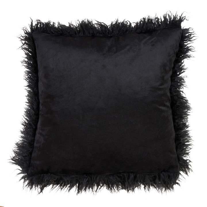 Saro Lifestyle - Wholesale Throw/Decorative Pillow - Faux Mongolian Fur Pillow - Poly Filled2