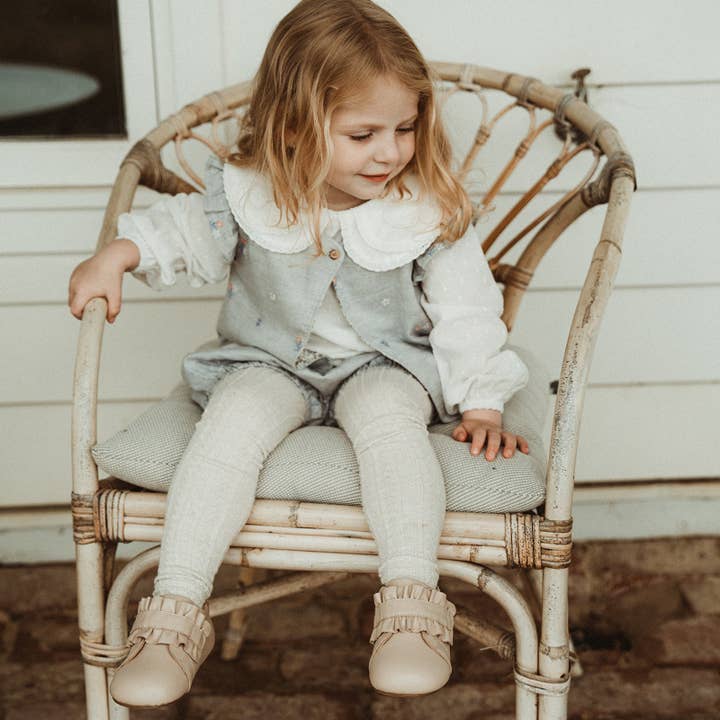 Woolly Kids - Wholesale Cot shoes – Baby - Emily - Milk Tea Brown11