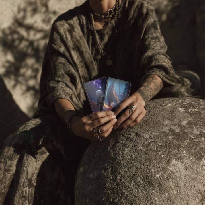 Earth Moon Magick – Engroshandel Tarotkort – TALISMAN-udgave af Tarot of Sacred Kingdoms-sæt & vejledning4