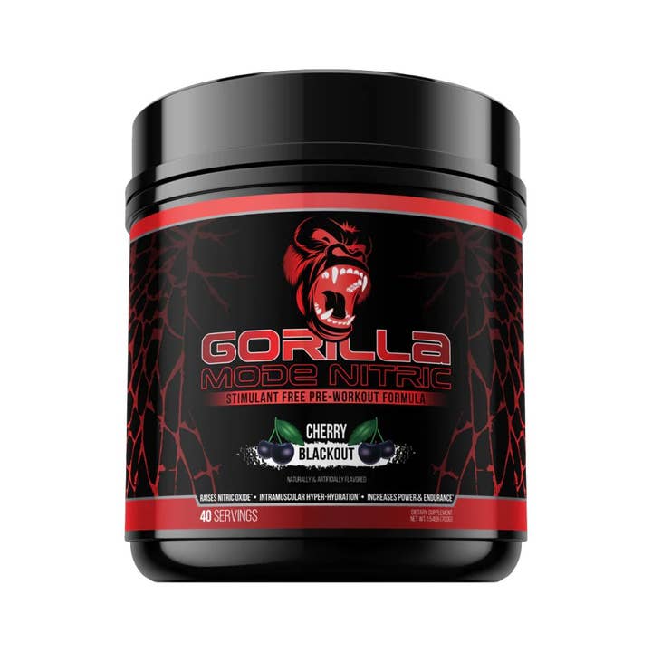 Campus Protein - Wholesale Oral Supplement/Vitamin - Gorilla Mind Gorilla Mode Nitric Stim-Free Pre-Workout7