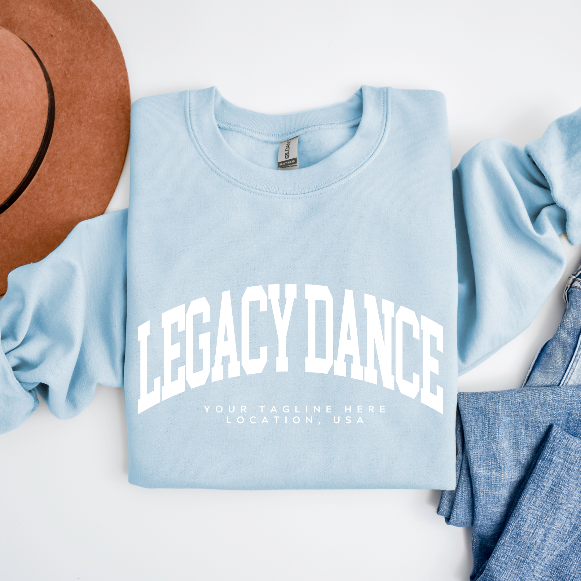 Faith & Life Christian Brands - Wholesale Sweatshirt - Women's - Custom Dance Studio or Ballet Company Crewneck Sweatshirt12