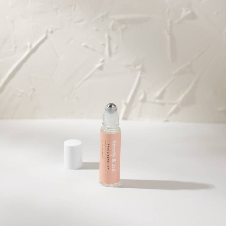 Beverly and 3rd Candle Co. - Wholesale Roll-On Fragrance - Citrus & Sunshine - Natural Roll-on Perfume Oil