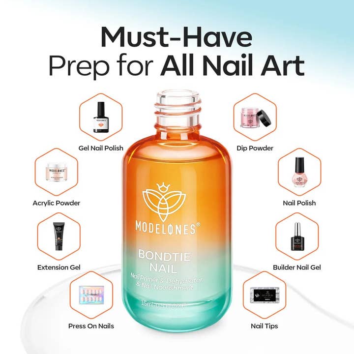 Modelones - Wholesale Nail Hardener/Strengthener - Upgraded 3 in 1 Nail Primer7