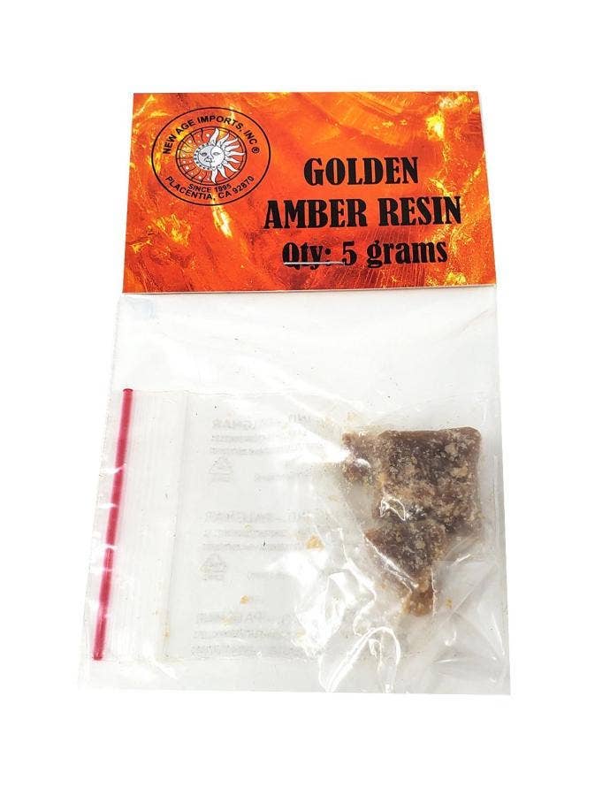 GREENROOTS USA LLC - Wholesale Incense - Golden Amber Resin 5gm Pack0