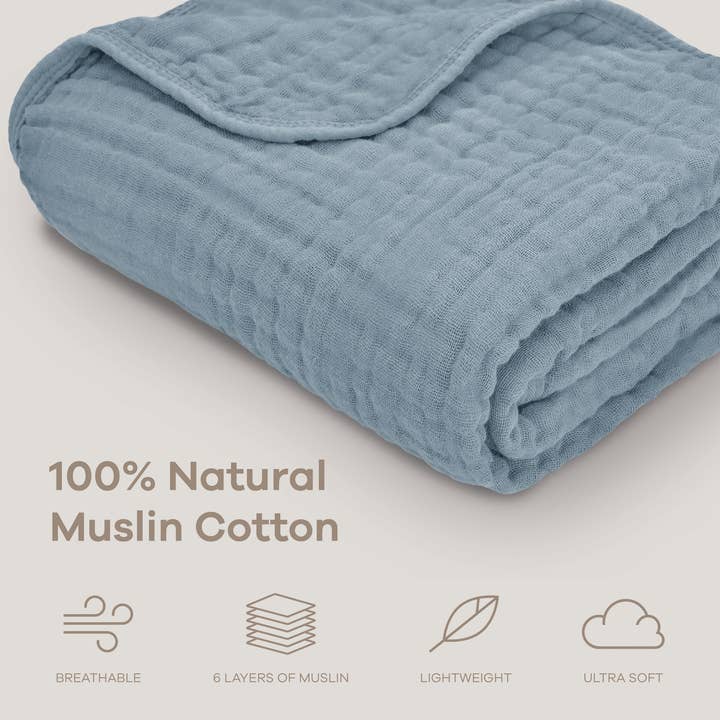 Comfy Cubs - Wholesale Bedding Blanket - Kids & Baby - Muslin Baby Blanket, 40" x 40" Swaddle Blanket by Comfy Cubs43