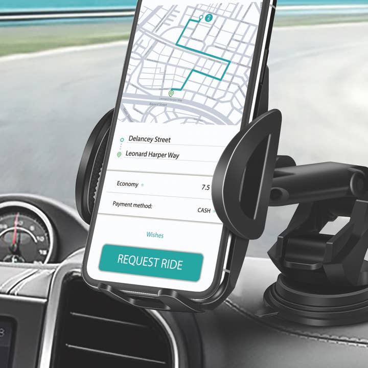 TECHANCY - Wholesale Phone/Tablet Stand - TECHANCY Car Phone Holder Mount -Military-Grade Suction1