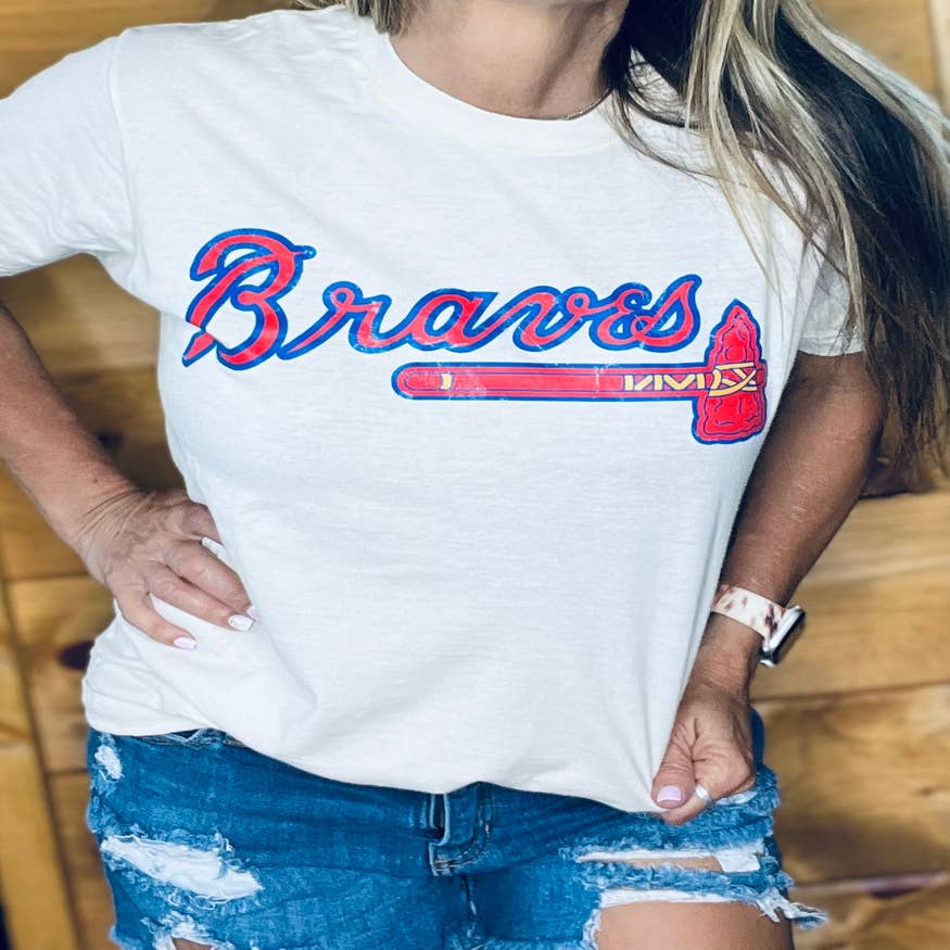 Atlanta Braves - Glitter Love Girls Youth T-Shirt w/Tank – Official Store  Wholesale