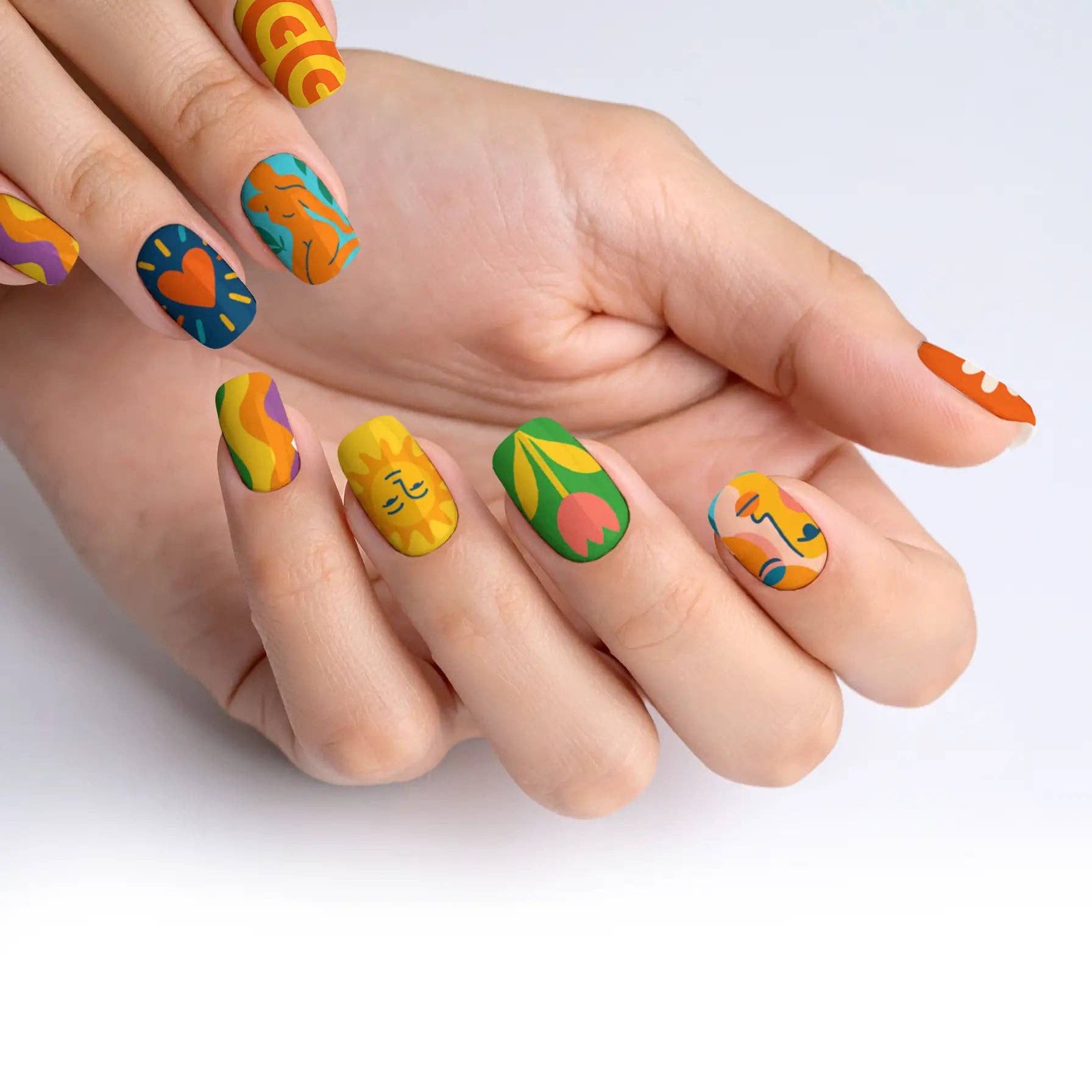 FYNE BODY - Wholesale Press-on/fake nails - Splat-tastic Canvas Creativity Press-On Nails64