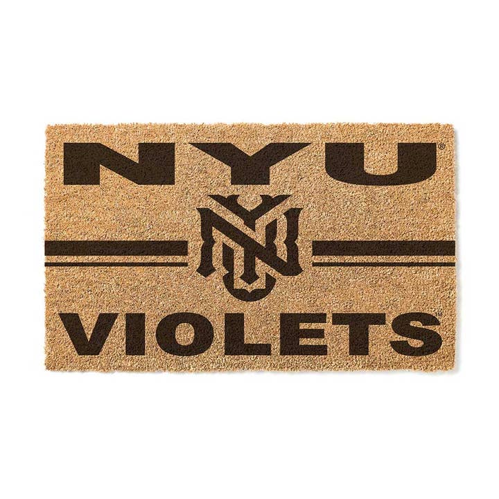 Coir Doormat Team New York University Violets for wholesale by KH Sports Fan