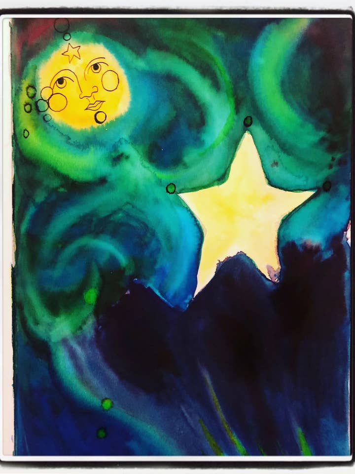 Tonight The Stars and I Velvet Impression Fine Art pour la vente par Shop Love Live Give