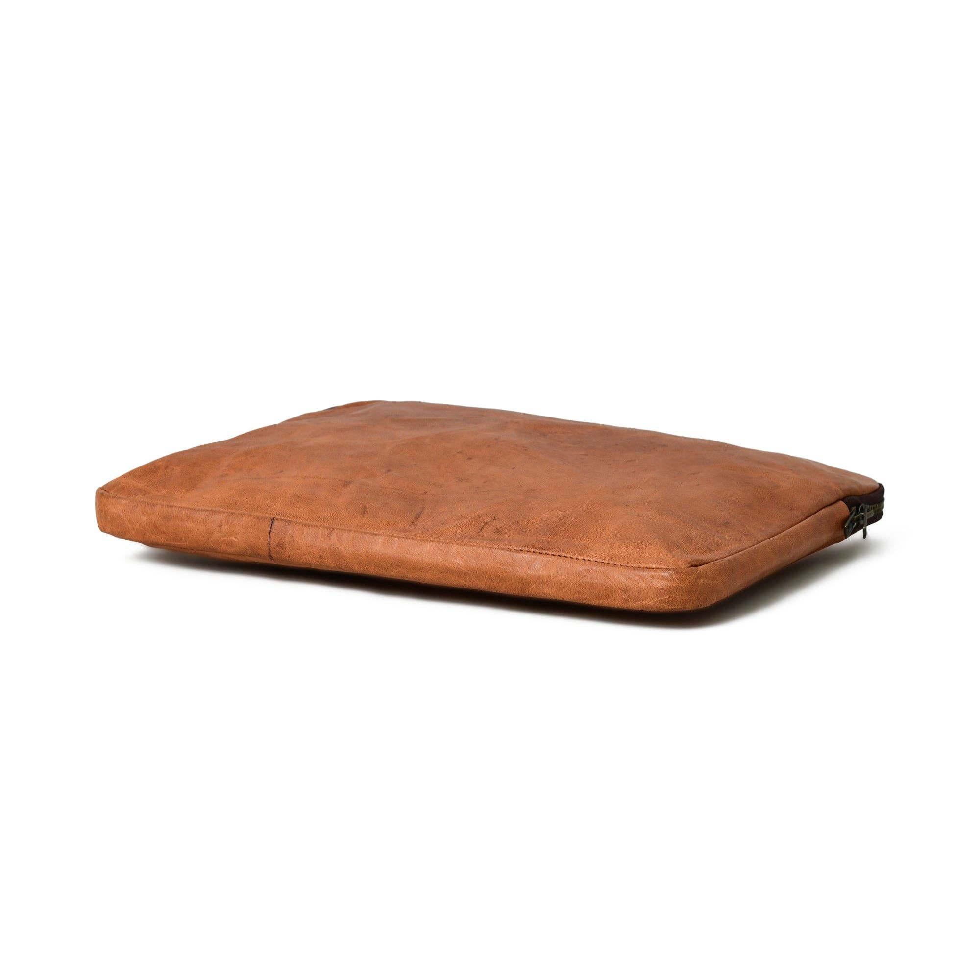 Classy Leather Bags – Engroshandel Taske til bærbar computer/tablet - Dame – Zento laptop Sleeve - Tan brun7