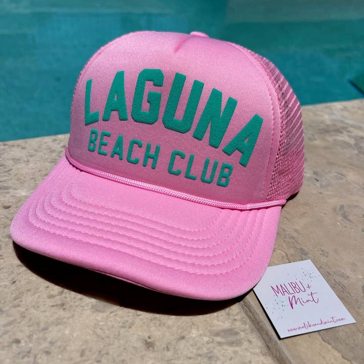 Malibu and Mint – Engroshandel Trucker hat - Dame – Laguna Beach Club-hat3