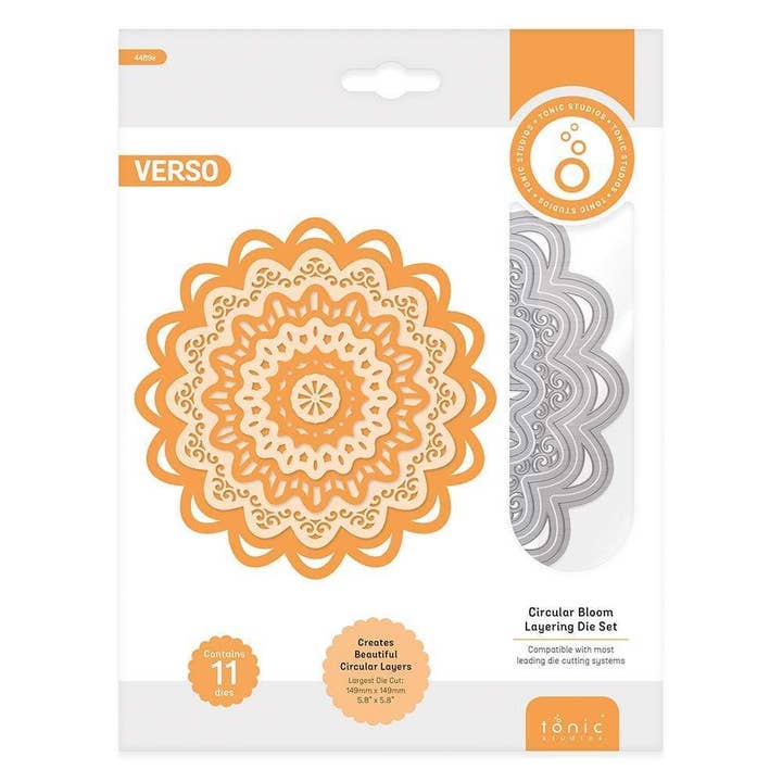 Circular Bloom Layering Die Set - 4489E for wholesale by Tonic Studios