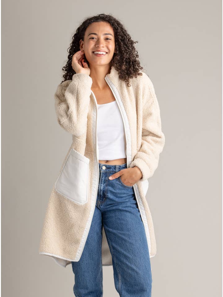 LIV Outdoor - Wholesale Coat - Women's - Women's Cori Boucle Long Coat0