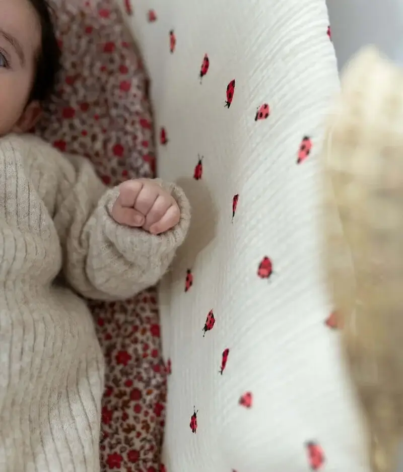 Manufacture des bébés français - Wholesale Bassinet - Baby - Bassinet cover Ladybugs4