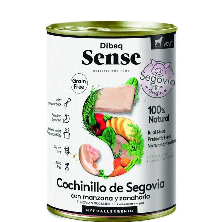 DIBAQ - Wholesale Pet Food - Dog - Sense Dog Segovia Piglet Can 380 G