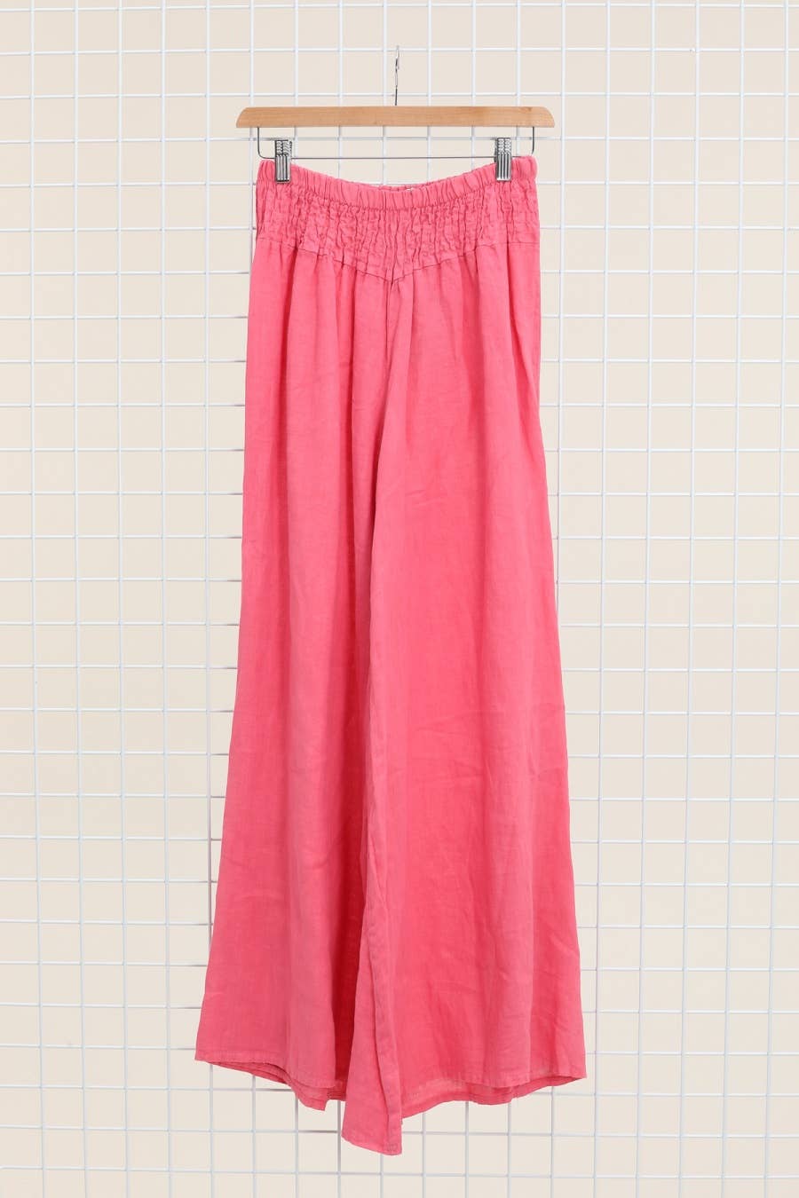 la maison des fibres naturelles - Wholesale Pants - Women's - Flared linen trousers 66031 100%LINEN31