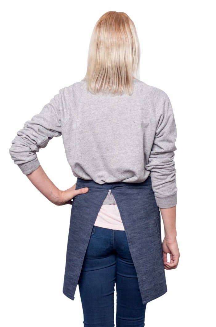 BlueCut - Wholesale Apron - Mercer Half Apron - Denim5