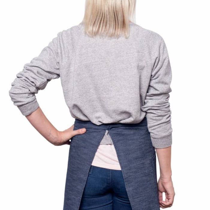 BlueCut - Wholesale Apron - Mercer Half Apron - Denim5