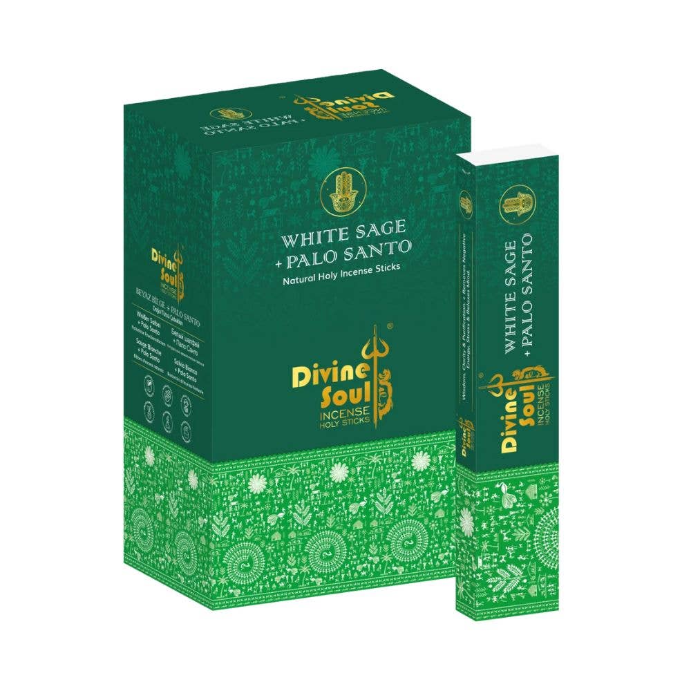 Earths Elements Wholesale - Wholesale Sage Bundle - Divine Soul - White Sage + Palo Santo0