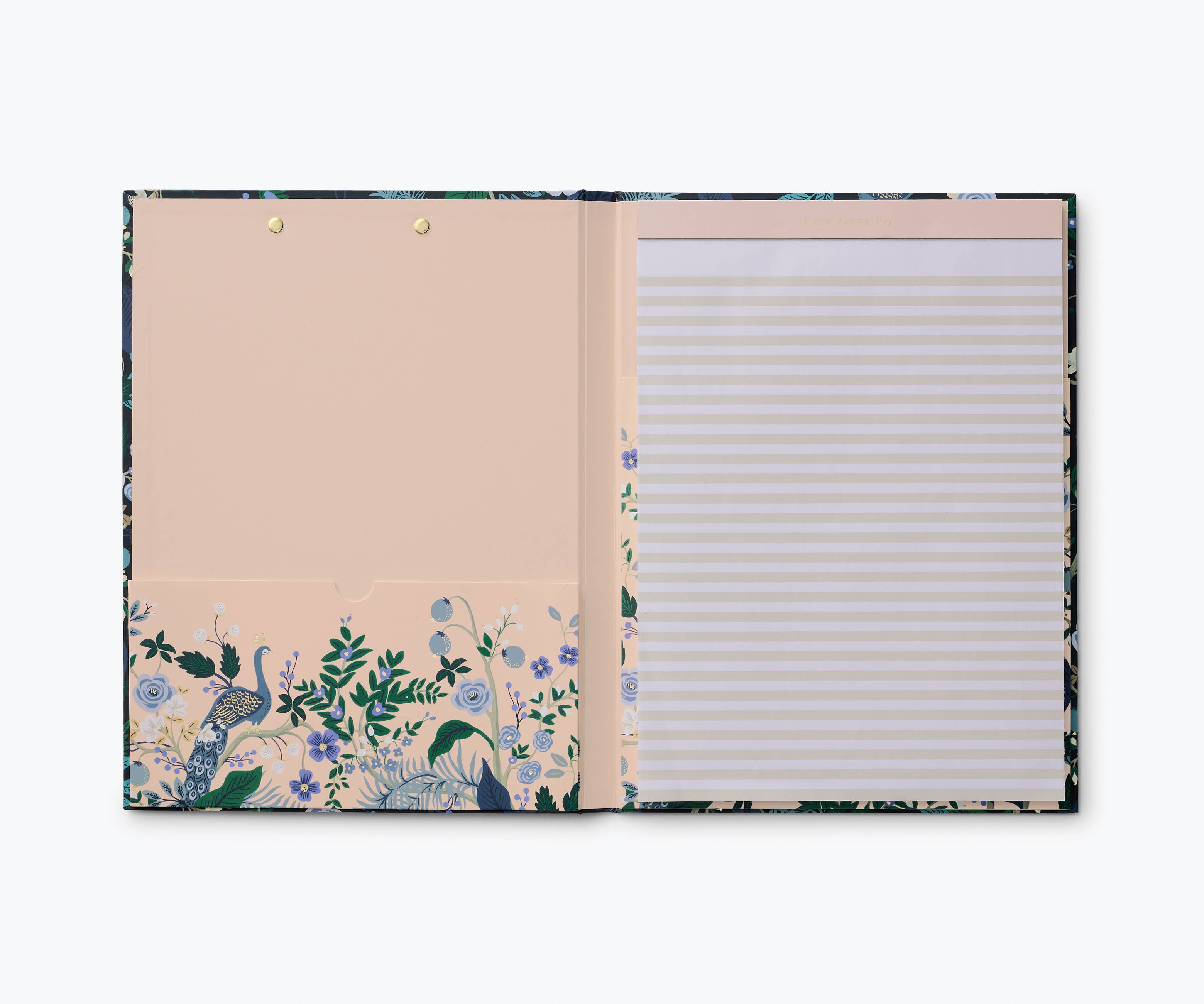 Rifle Paper Co. - Wholesale Clipboard - Peacock Clipfolio1