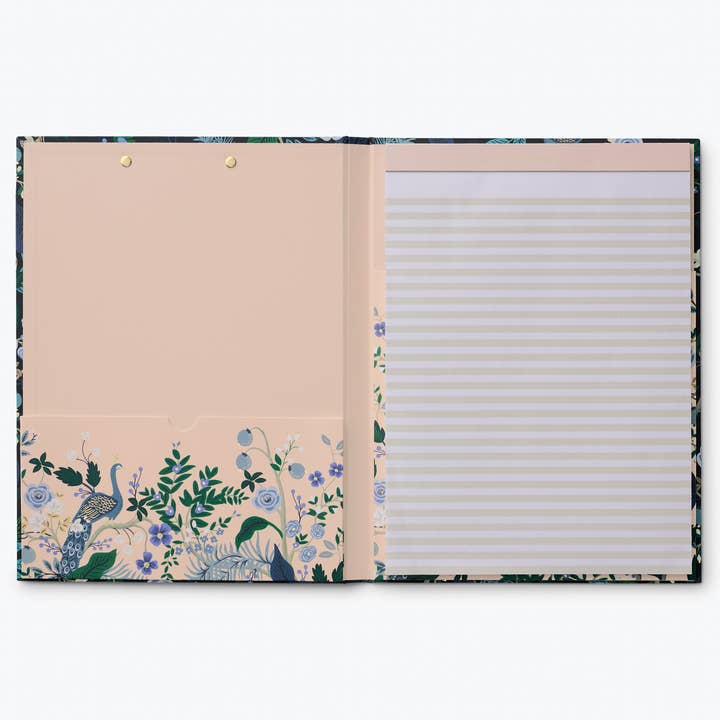 Rifle Paper Co. - Wholesale Clipboard - Peacock Clipfolio1