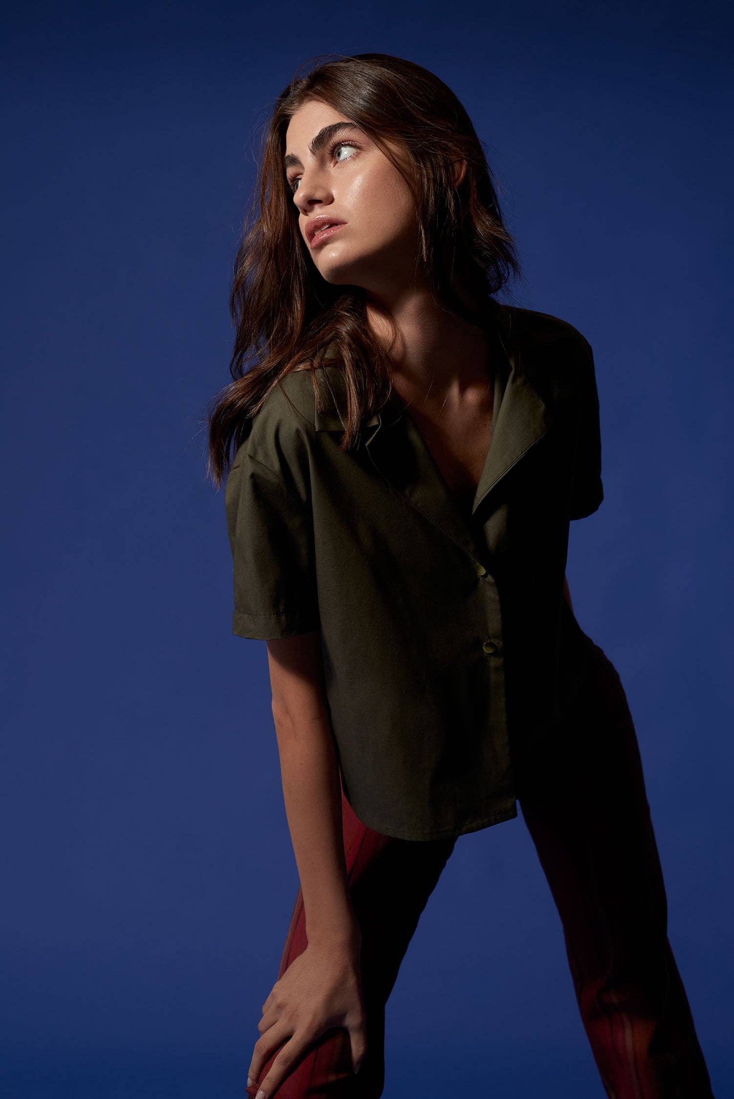 Virago Barcelona - Wholesale Button Down Shirt - Women's - MIA Shirt Khaki3