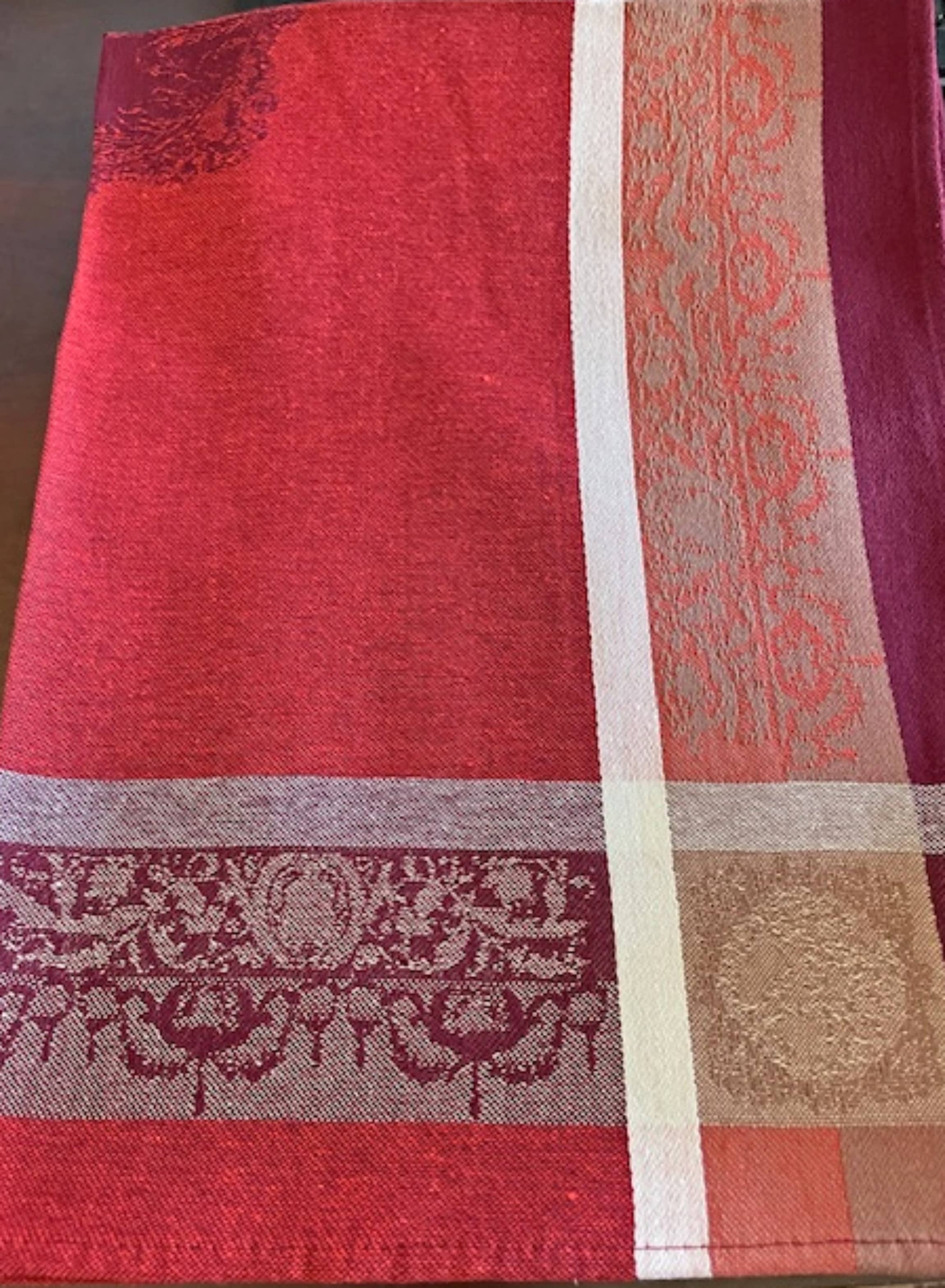 La Maisonnette – Toalha de chá por atacado – Toalhas Barocos Chá French Jacquard pack de 60