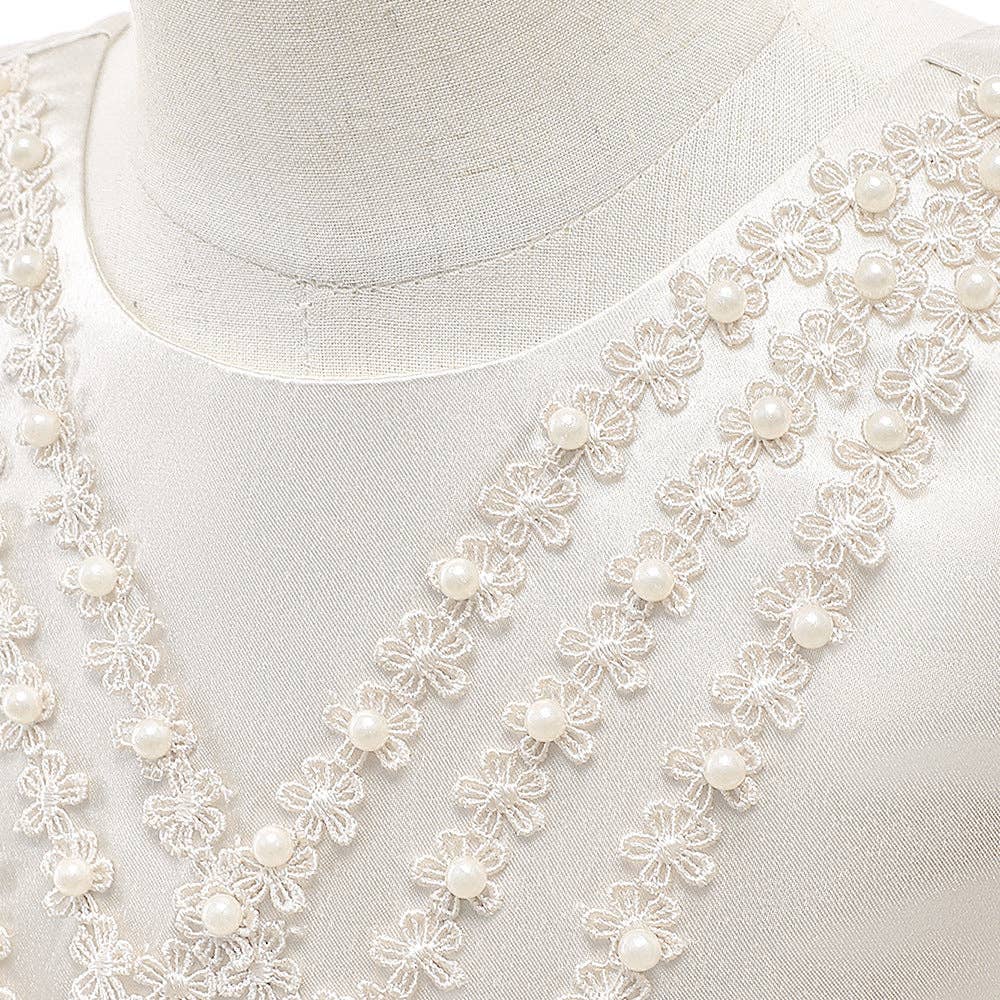 MyKids-USA® - Wholesale Dress - Kids - Baby Girl Flower Patched Design Solid Color Sleeveless Princess Formal Dress9