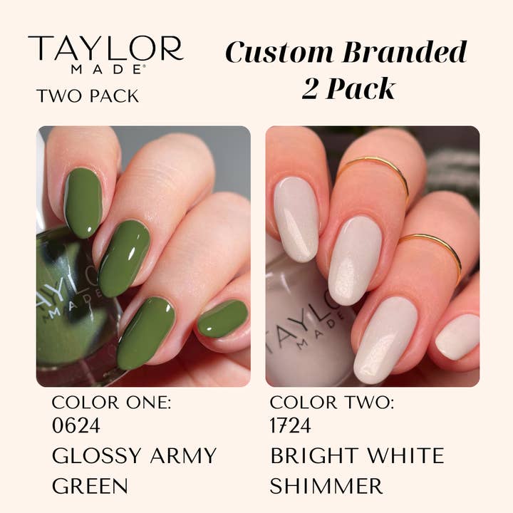 Taylor Made Polish - Vendita all'ingrosso Smalto per unghie - Smalto per unghie personalizzato: confezione da 2 a lunga tenuta + vegano + non tossico98